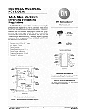 DataSheet MC33063A pdf